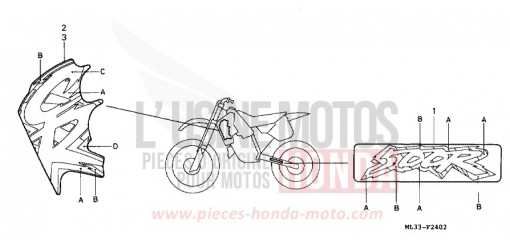 MARK (CR500RR) CR500RR de 1994